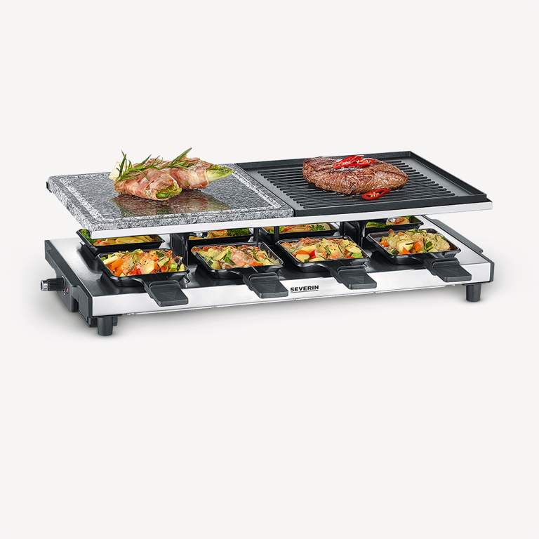 Raclette with natural hot cooking stone and grill RG 2373 SEVERIN (Official)