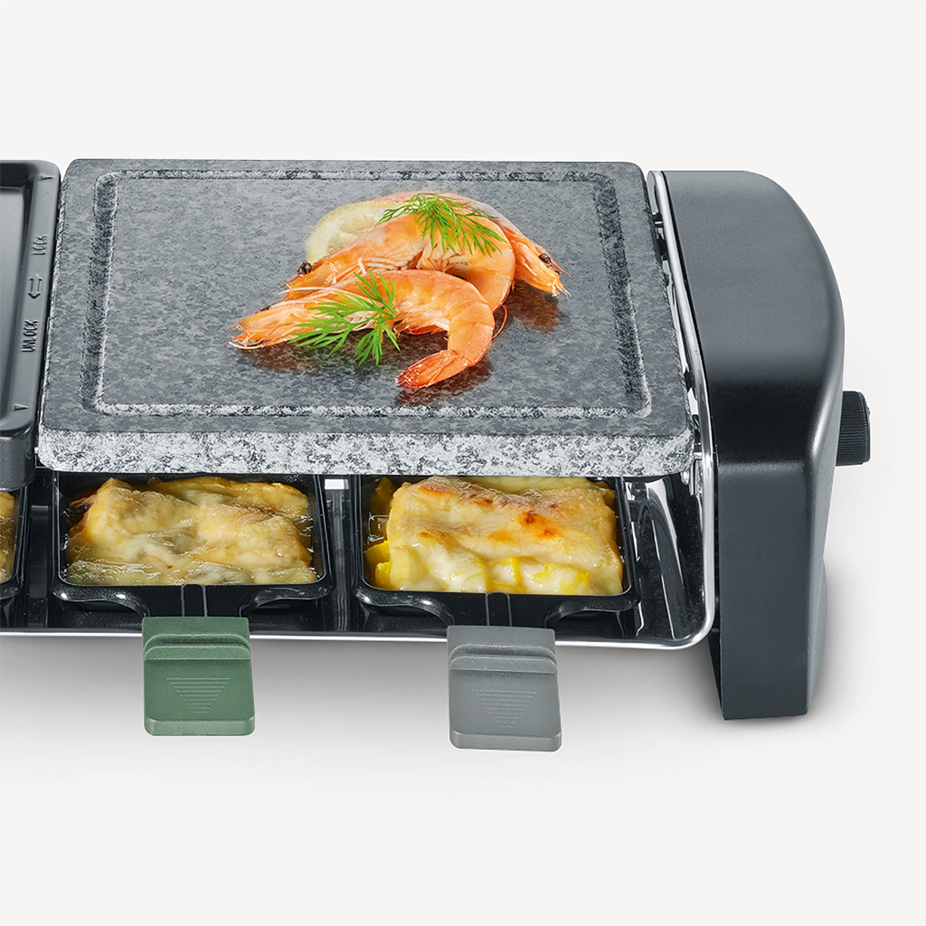 Raclette Grill mit Naturgrillstein RG - (Official) SEVERIN 9645