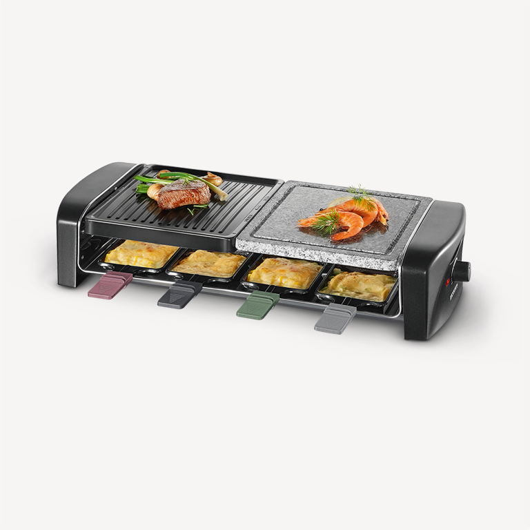 Raclette Grill mit Naturgrillstein (Official) - SEVERIN RG 9645