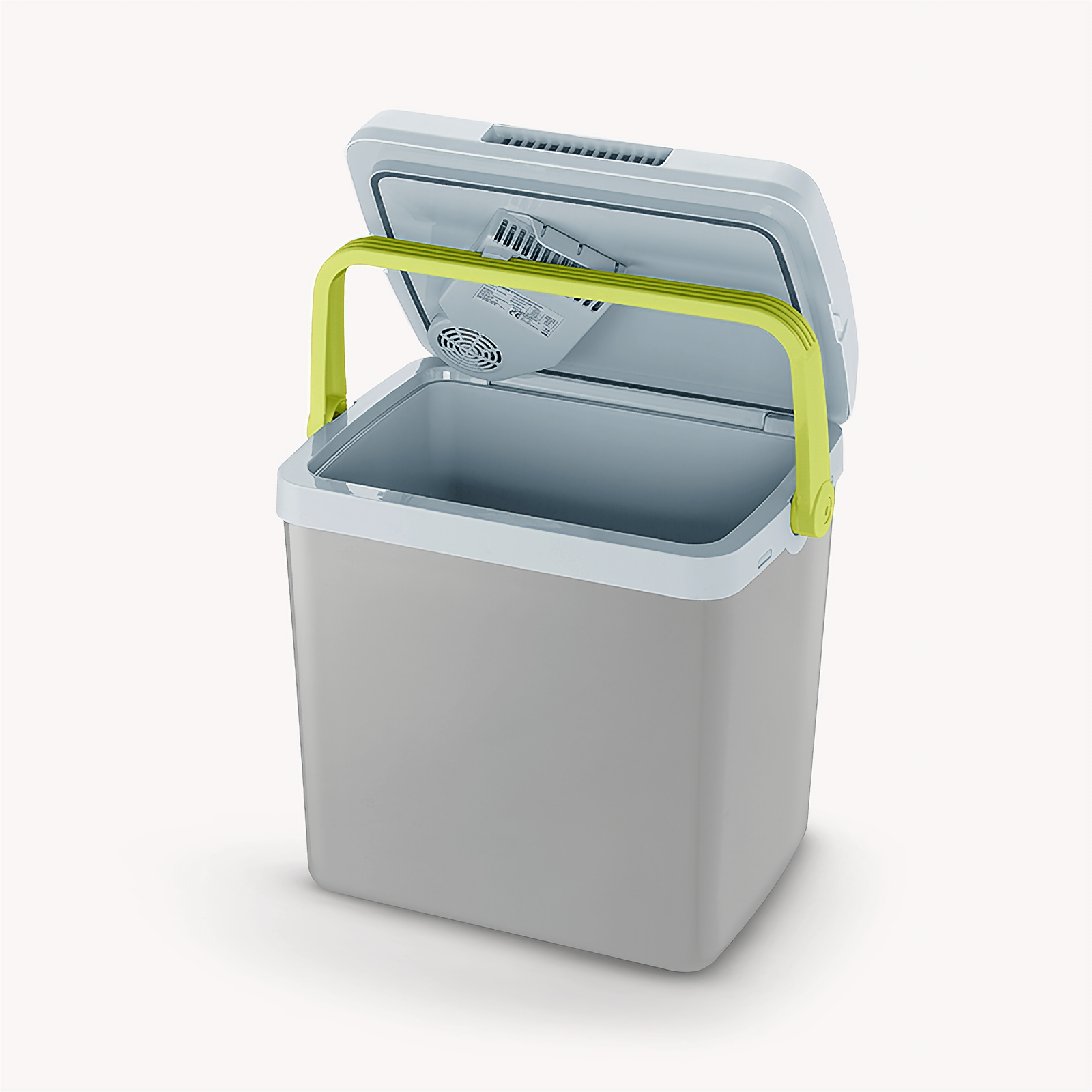 SEVERIN Elektrische Kühlbox (25 L) mit Kühl- und Warmhaltefunktion, Auto  Kühlbox mit 3 Anschlüssen (USB, Netzteil & Zigarettenanzünder), Kühlbox  grau/grün, TKB 2925 : : Auto & Motorrad
