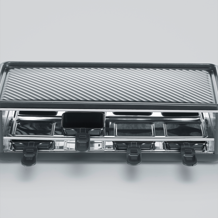 severin-raclette-und-fondue-pg-2365-black-line-lite-raclette-grill-mit-grillplatte-4