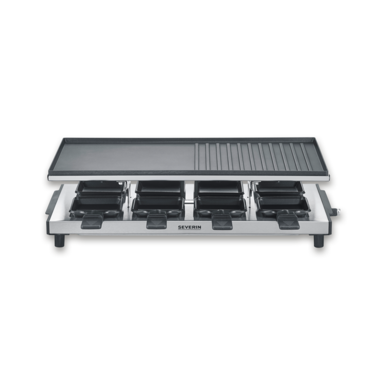 severin-raclette-und-fondue-rg-2375-raclette-mit-antihaftbeschichteter-grillplatte