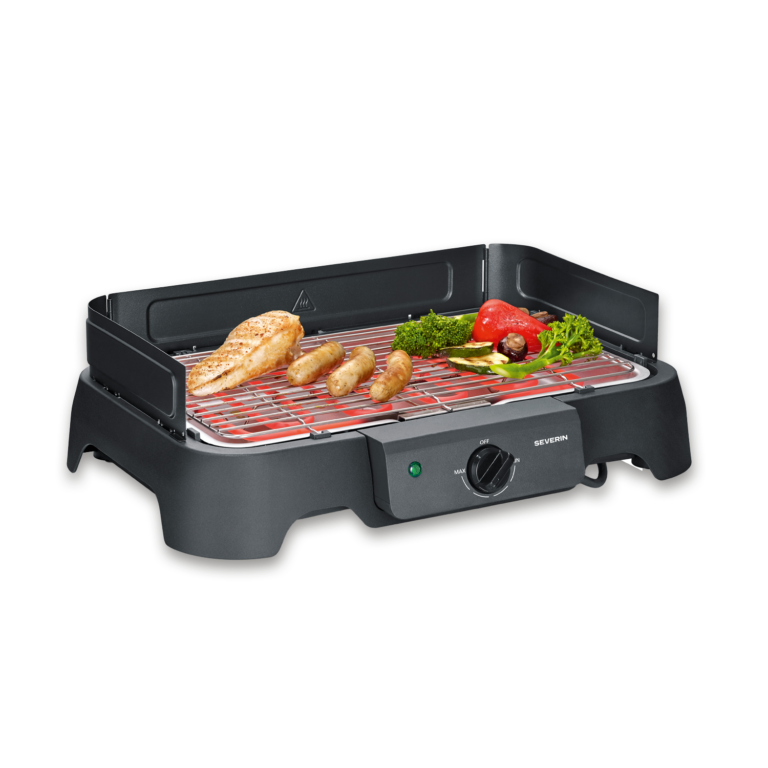 Elektrischer BBQ Tischgrill mit Grillrost